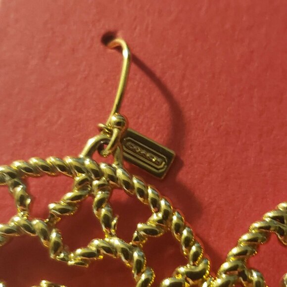 Coach Miranda Rope Art Disc Earrings - Picture 2 of 4